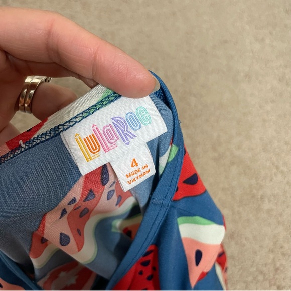 Lularoe watermelon toddler girl dress 🍉 - Picture 5 of 6